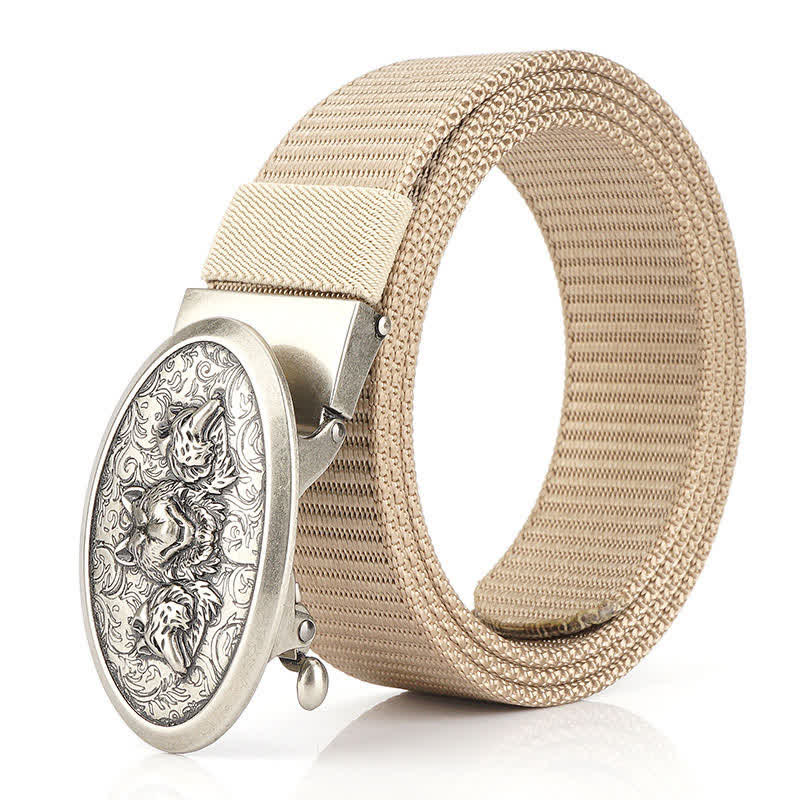 Cinturón de nailon sencillo Hungry Wolves para hombre