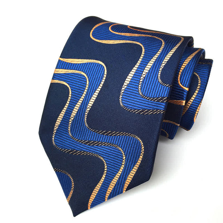 Corbata abstracta geométrica artística para hombre