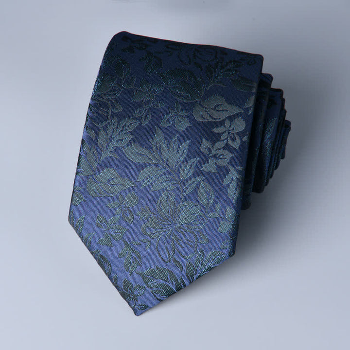 Corbata botánica con hojas novedosas para hombre de MidnightBlue