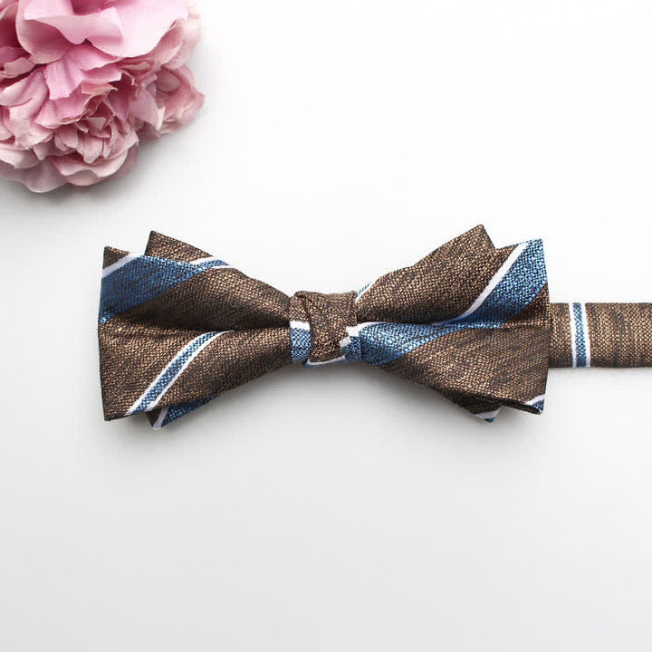 Pajarita formal clásica estampada para hombre