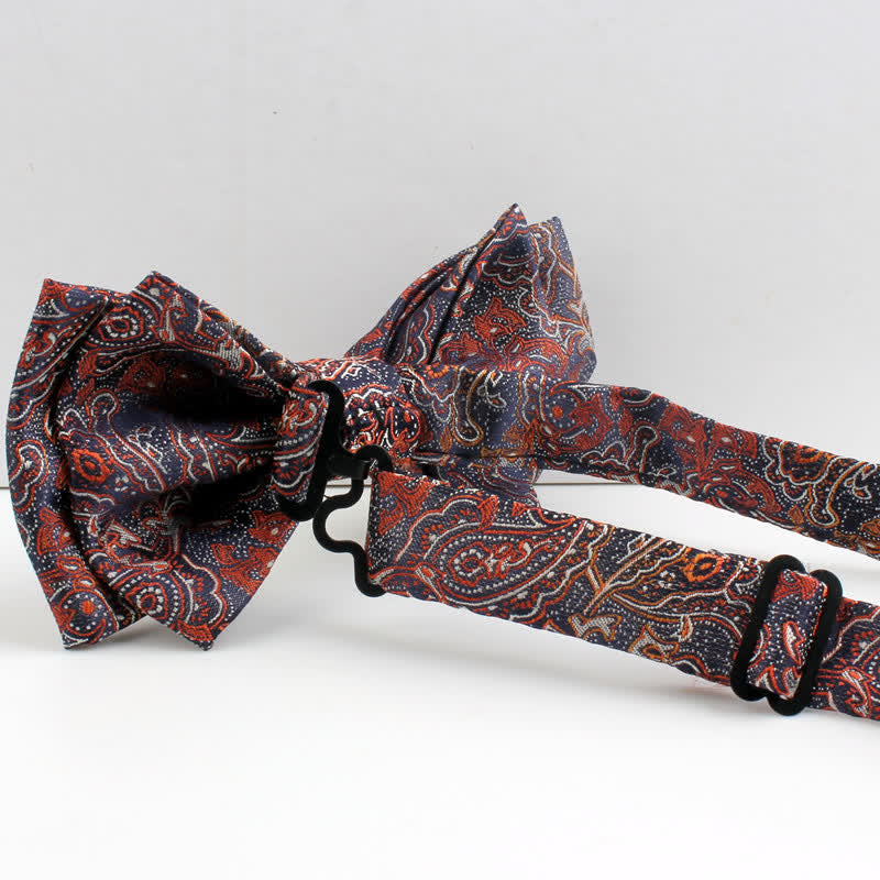 Conjunto de 2 pijamas con estampado floral de cachemira neoclásico para hombre