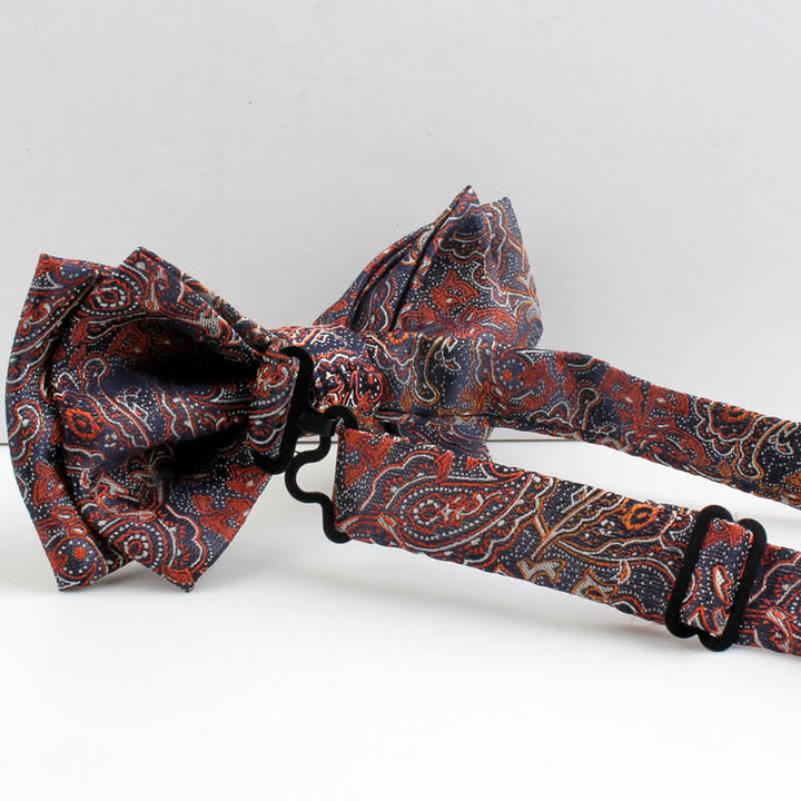 Conjunto de 2 pijamas con estampado floral de cachemira neoclásico para hombre