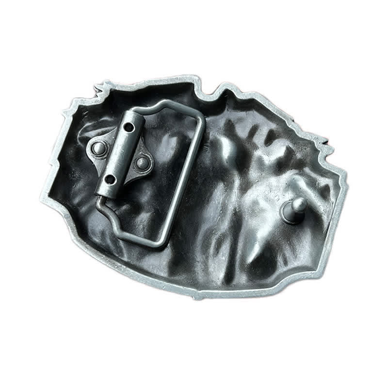 Cinturón de cuero con hebilla de veterano de Vietnam para hombre, hecho a mano