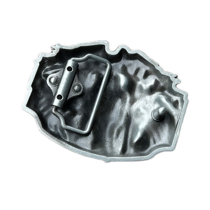 Cinturón de cuero con hebilla de veterano de Vietnam para hombre, hecho a mano