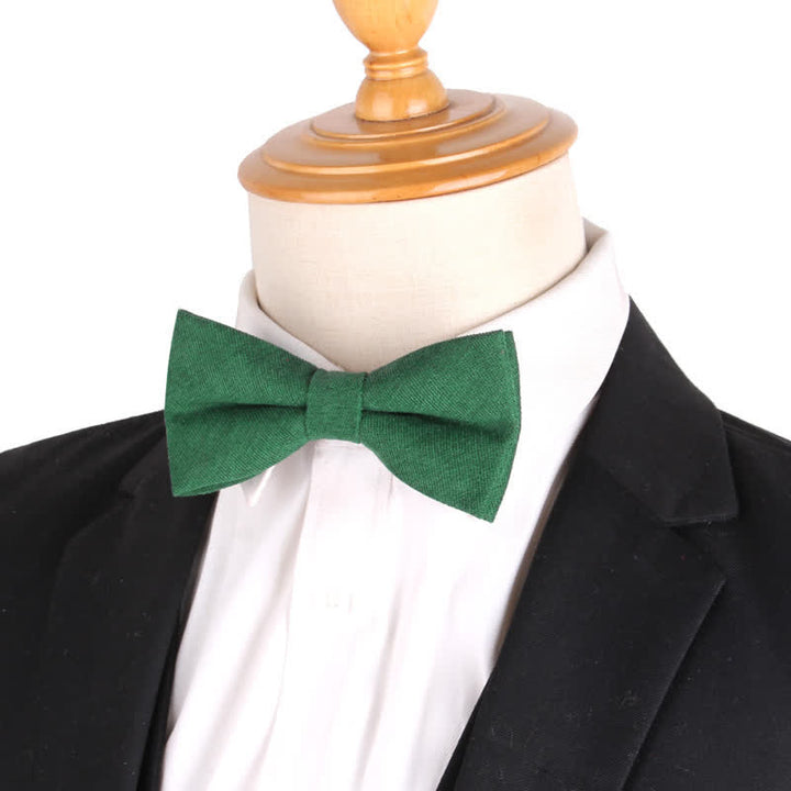 Pajarita formal de gamuza color caramelo liso para hombre