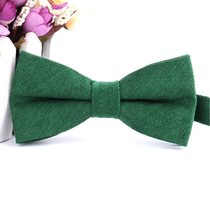 Pajarita formal de gamuza color caramelo liso para hombre