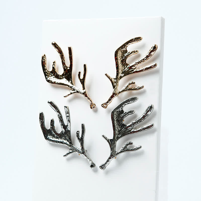 Pajarita con decoración de cuernos de ciervo de metal para hombre