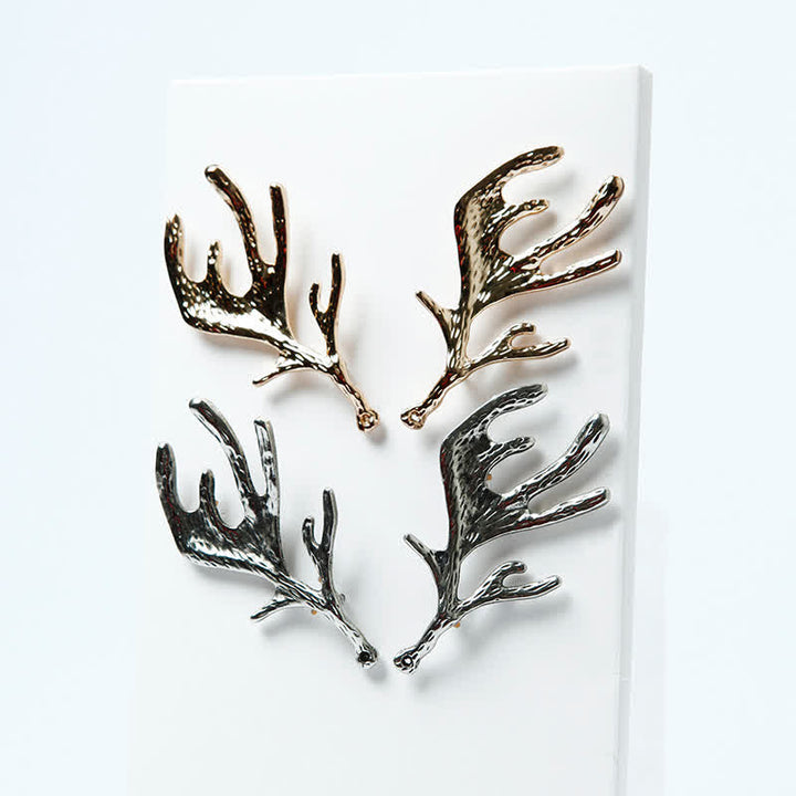 Pajarita con decoración de cuernos de ciervo de metal para hombre