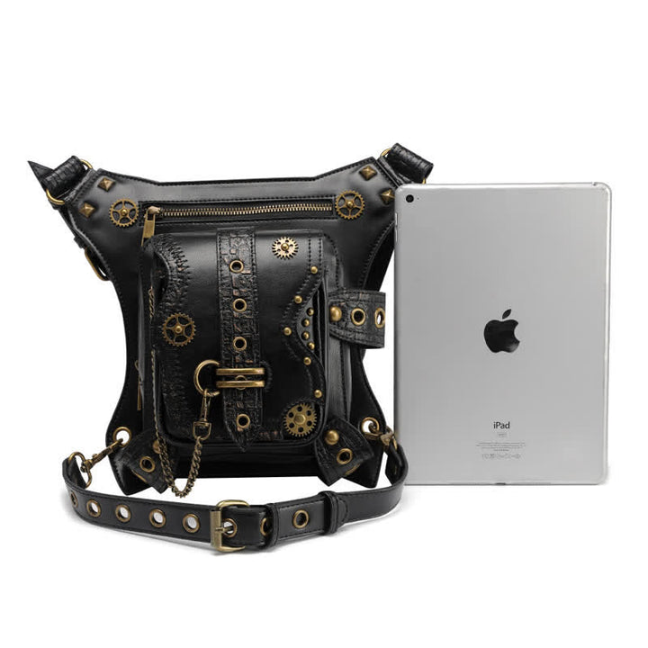 Riñonera con cadena Steampunk para exteriores