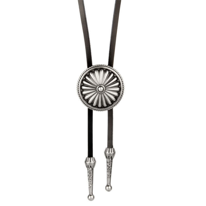 Cadena de suéter con forma de concho redondo