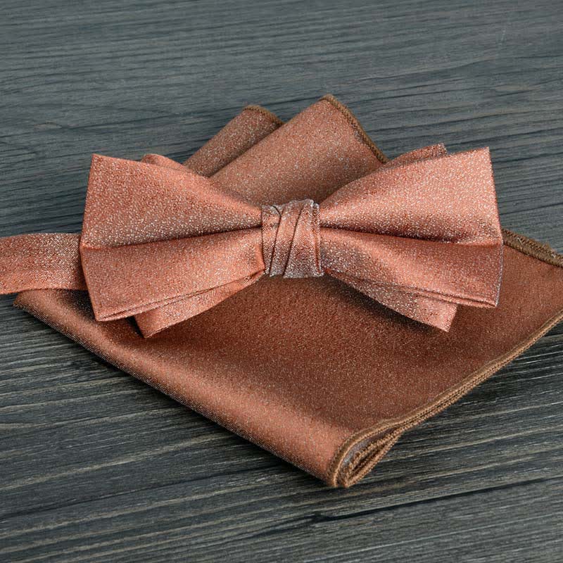 Conjunto de 2 pajaritas formales de boda con lunares y flores para hombre