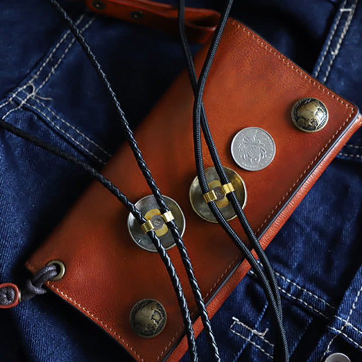 Corbata de bolo con cabeza de jefe indio tallada de vaquero