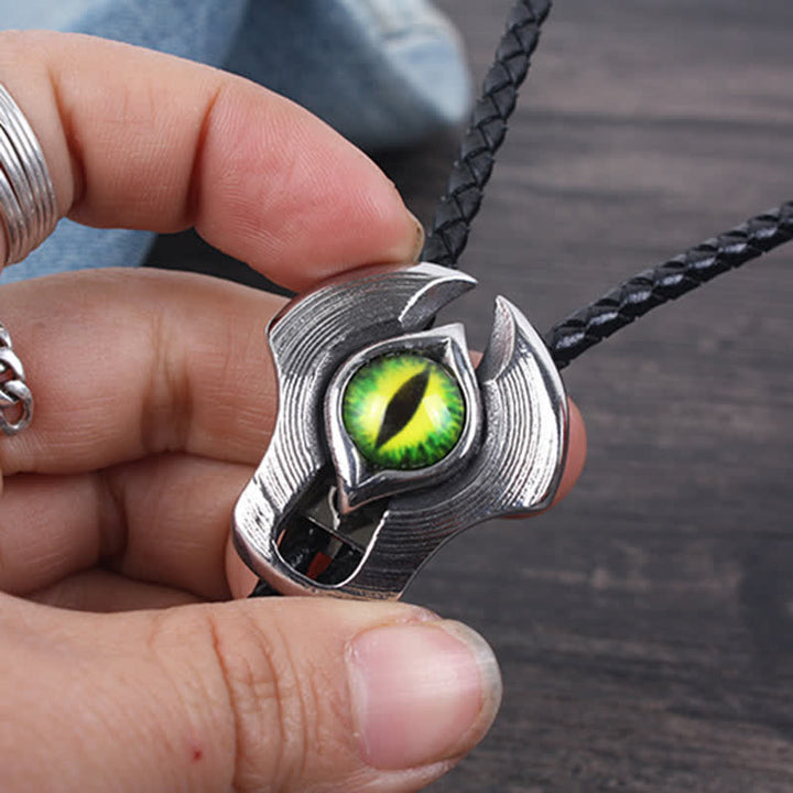 Corbata Bolo de ojo malvado occidental con personalidad