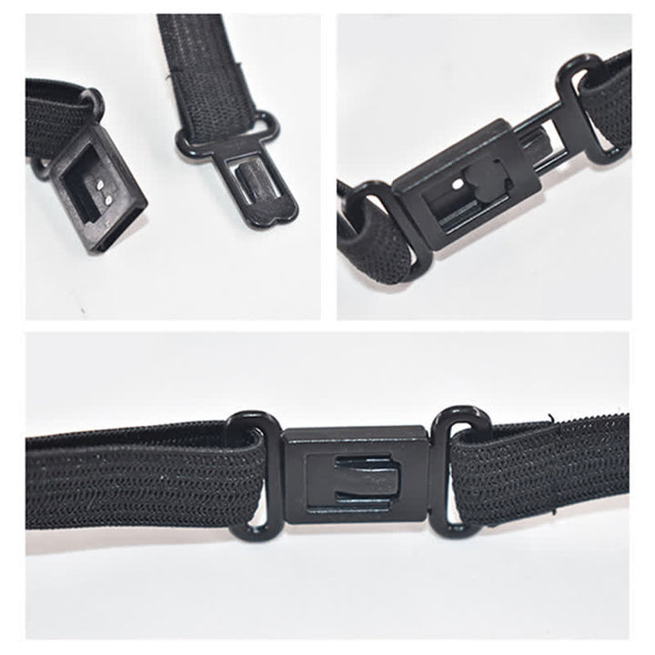 Juego de 2 pajaritas de madera talladas con bigote hueco para hombre