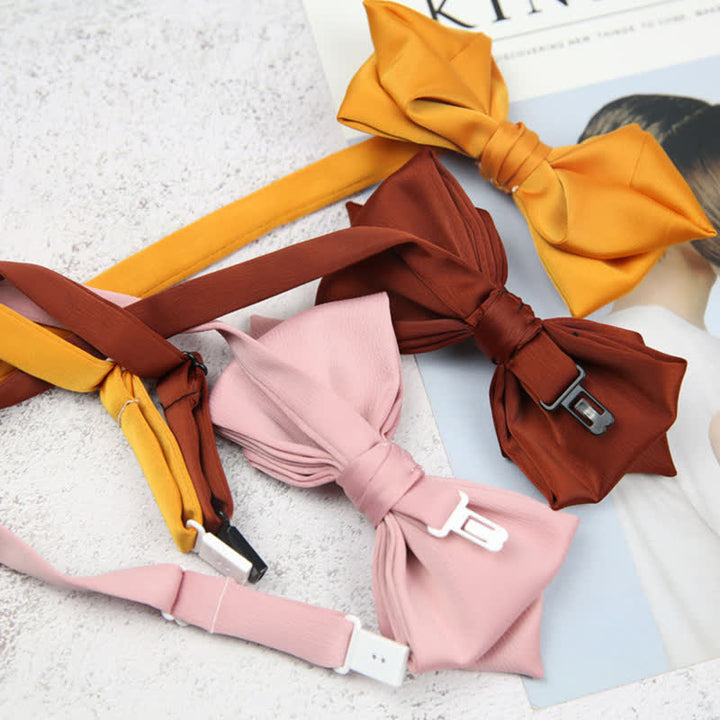 Pajarita de estilo informal para hombre con forma puntiaguda única