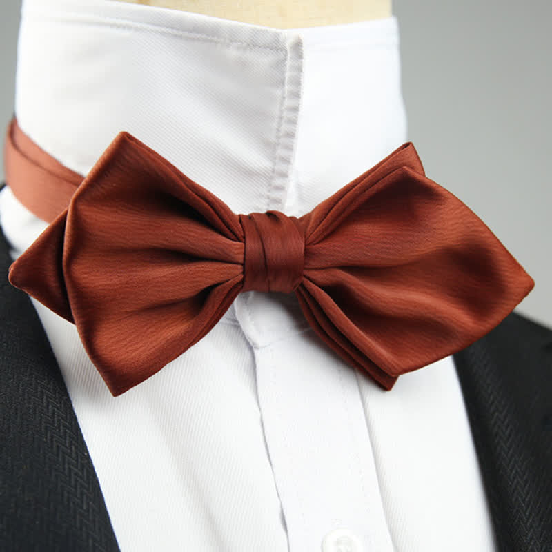 Pajarita de boda especial para hombre con forma puntiaguda