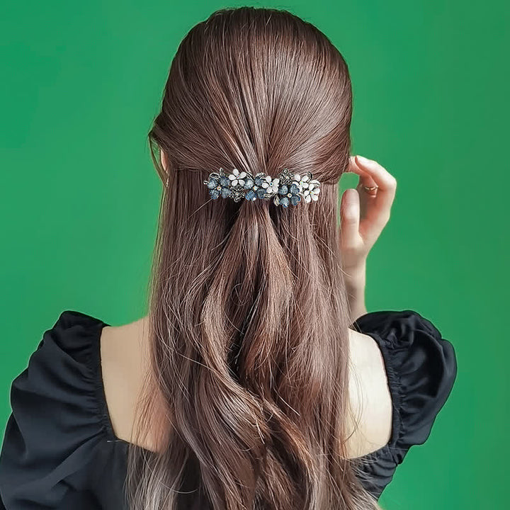 Pinza para el pelo con lindas flores de margaritas para mujer