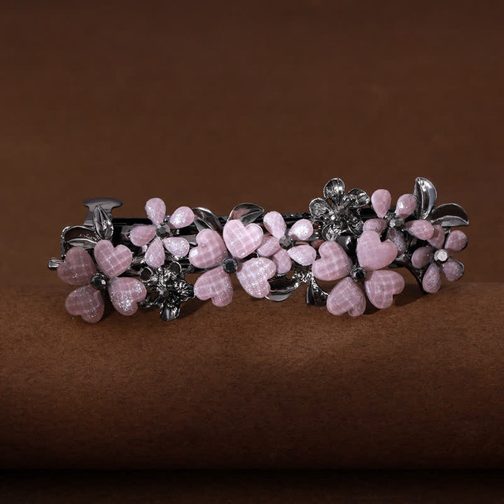 Pinza para el pelo con lindas flores de margaritas para mujer