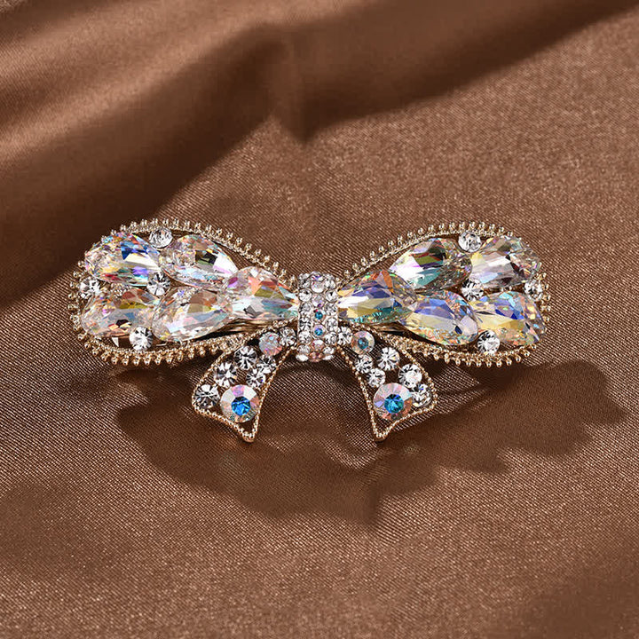 Pinza para el pelo con forma de nudo de lazo elegante para mujer