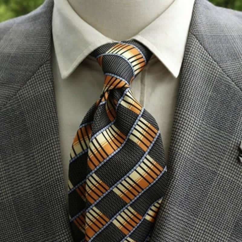 Corbata bohemia con estampado de flores fantásticas para hombre