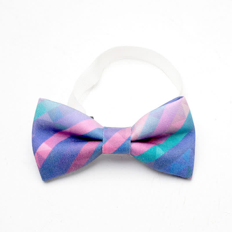 Pajarita sencilla con degradado de colores y arcoíris para hombre