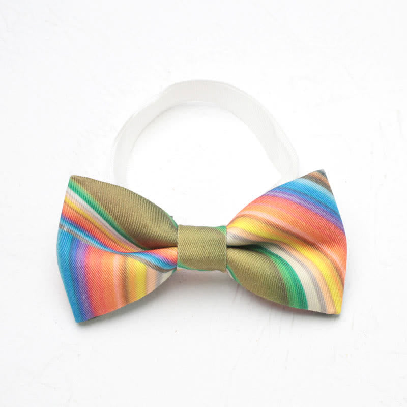 Pajarita sencilla con degradado de colores y arcoíris para hombre