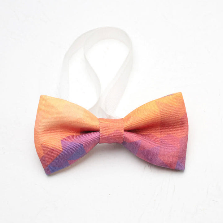 Pajarita sencilla con degradado de colores y arcoíris para hombre