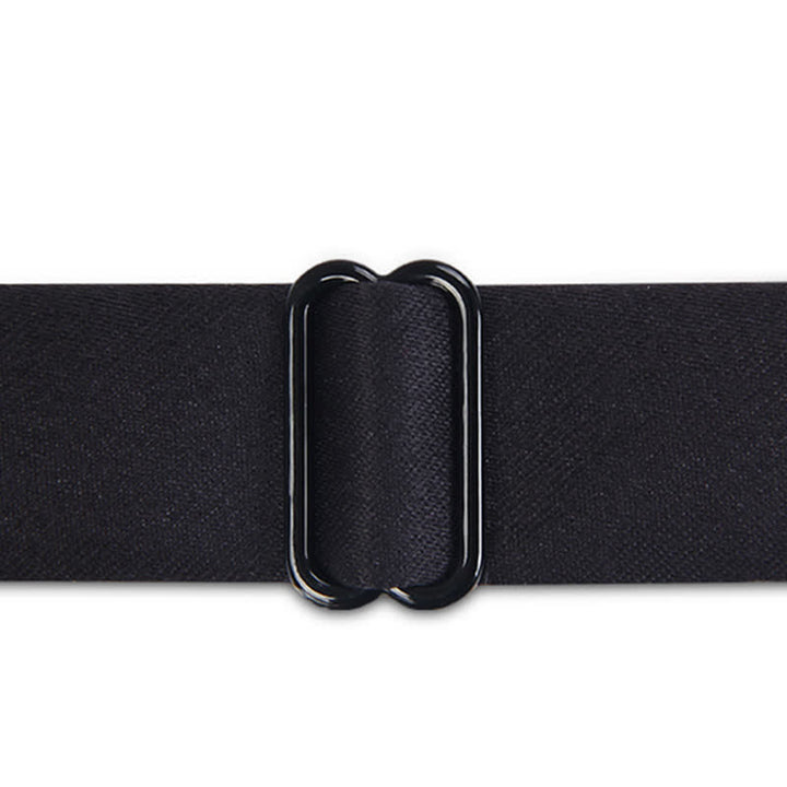 Pajarita elegante con doble capa de cachemira y diseño de puntos para hombre