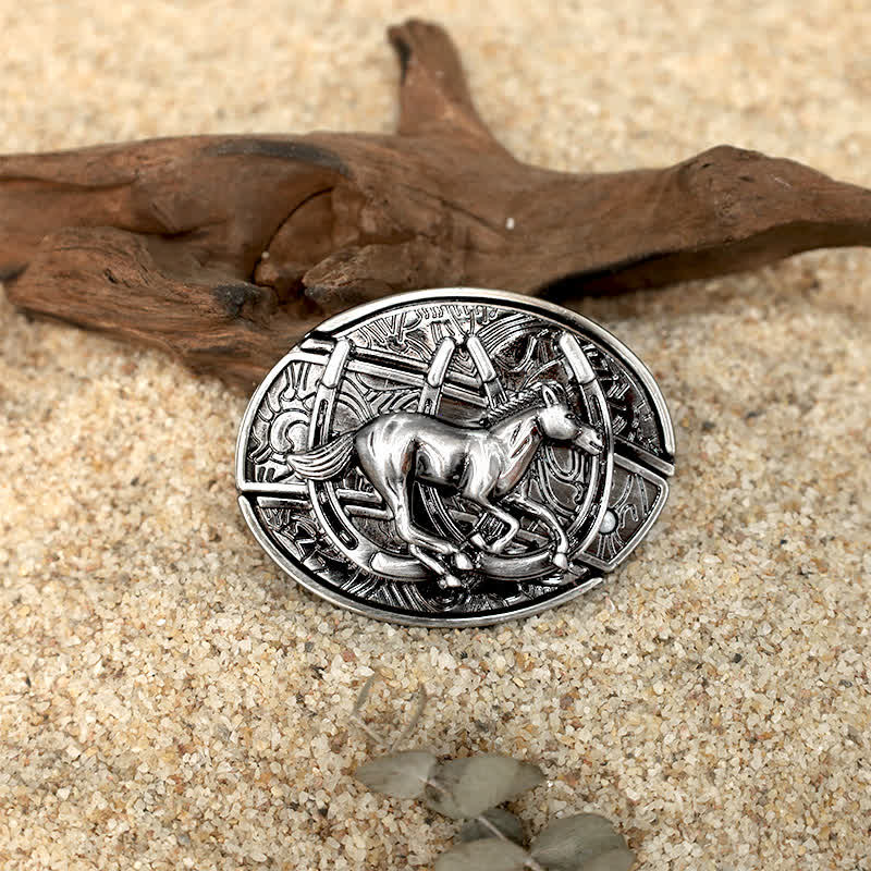 Juego de hebillas de cinturón de cuero con diseño de animales para hacer tú mismo con cuchillos plegables ocultos
