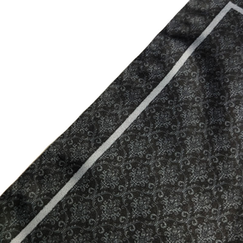 Pajarita de gran tamaño con estampado barroco vintage para hombre