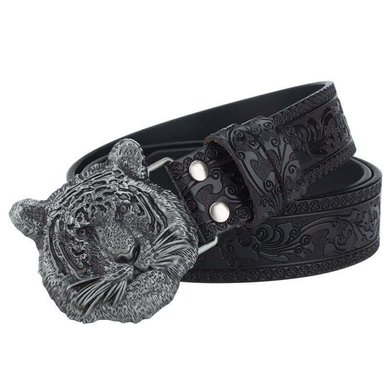 Cinturón de cuero decorativo estilo western Toger Head Jeans