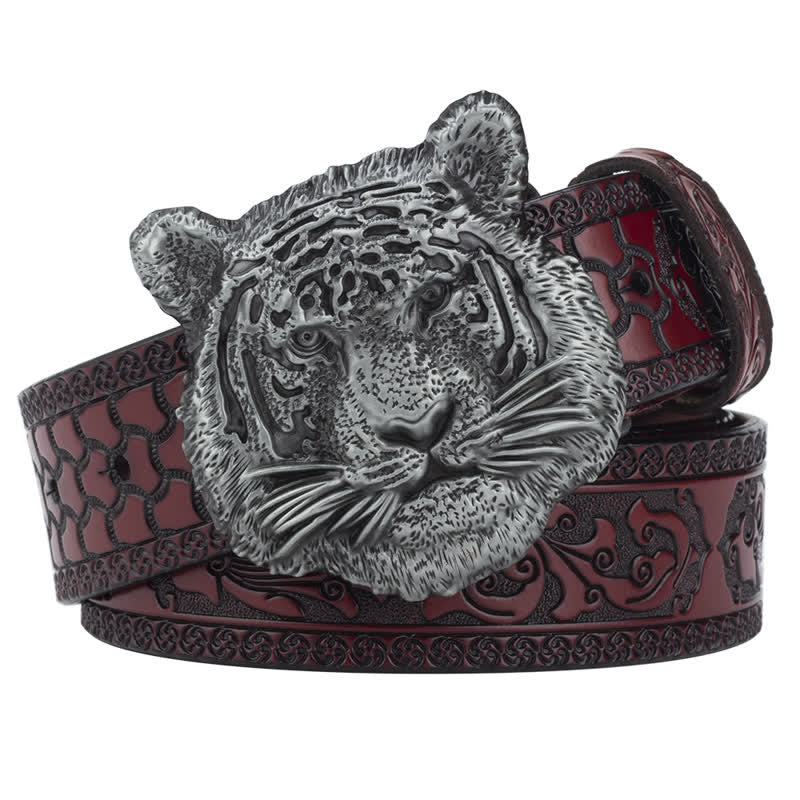 Cinturón de cuero decorativo estilo western Toger Head Jeans