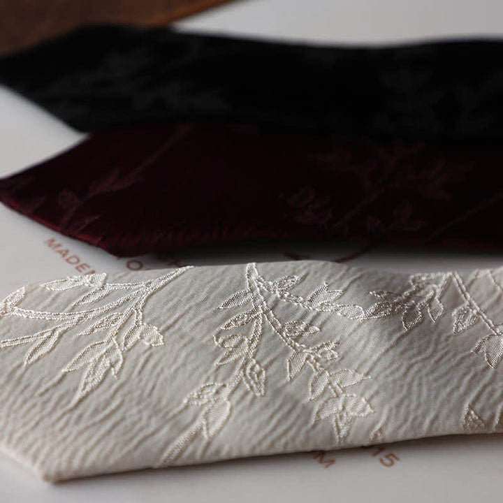 Corbata clásica con diseño floral estereoscópico para hombre