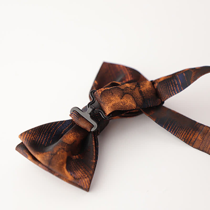 Pajarita de estilo vintage para hombre con estampado degradado