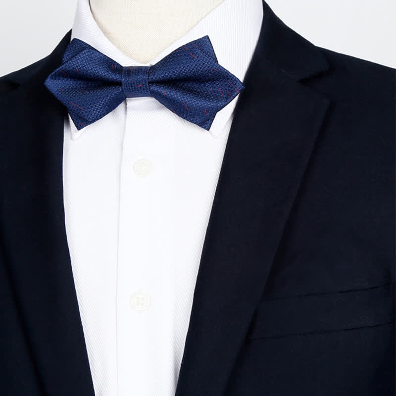 Pajarita elegante con diseño de cuadros en color degradado para hombre