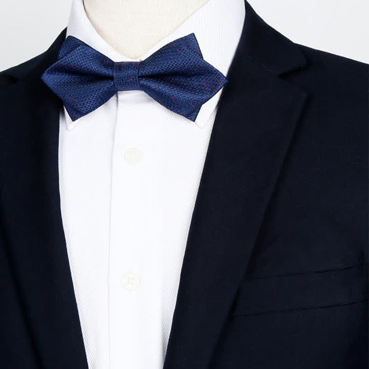 Pajarita elegante con diseño de cuadros en color degradado para hombre