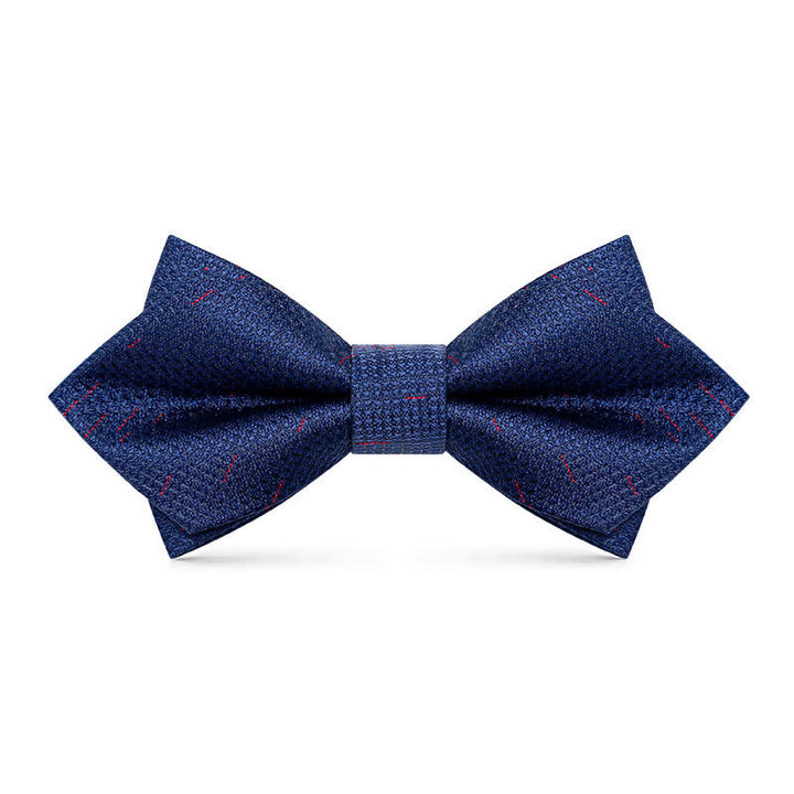 Pajarita elegante con diseño de cuadros en color degradado para hombre