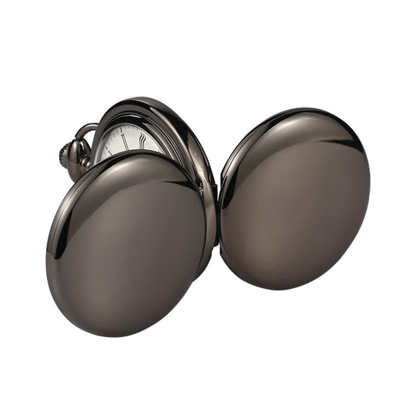 Reloj de bolsillo mecánico con caja de cazador doble informal.