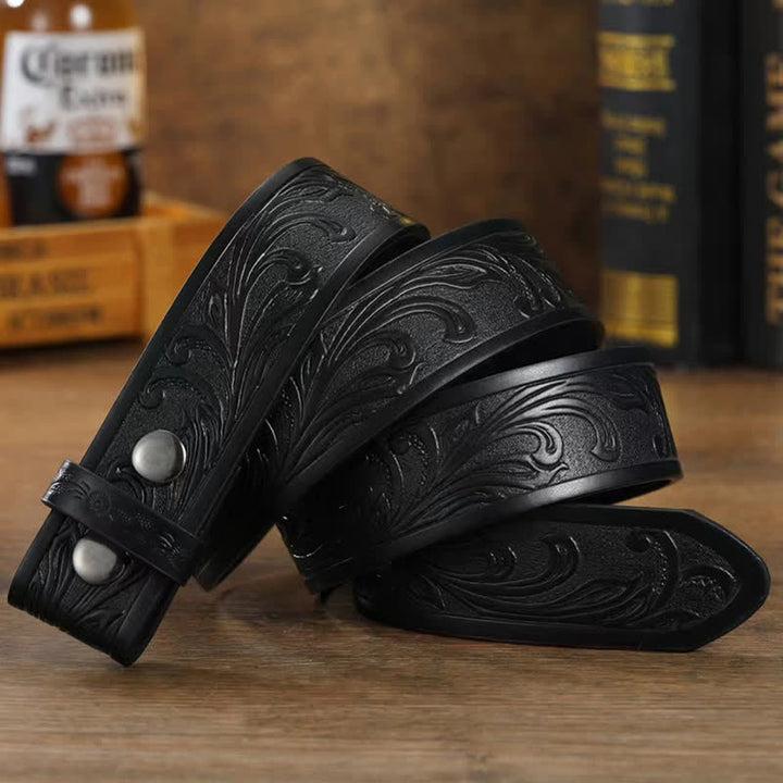 Cinturón de cuero para hombre hecho a mano