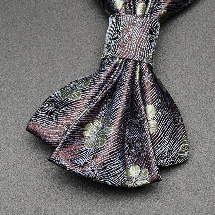 Pajarita de lujo con diseño floral Little Daisy para hombre