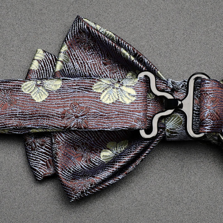 Pajarita de lujo con diseño floral Little Daisy para hombre