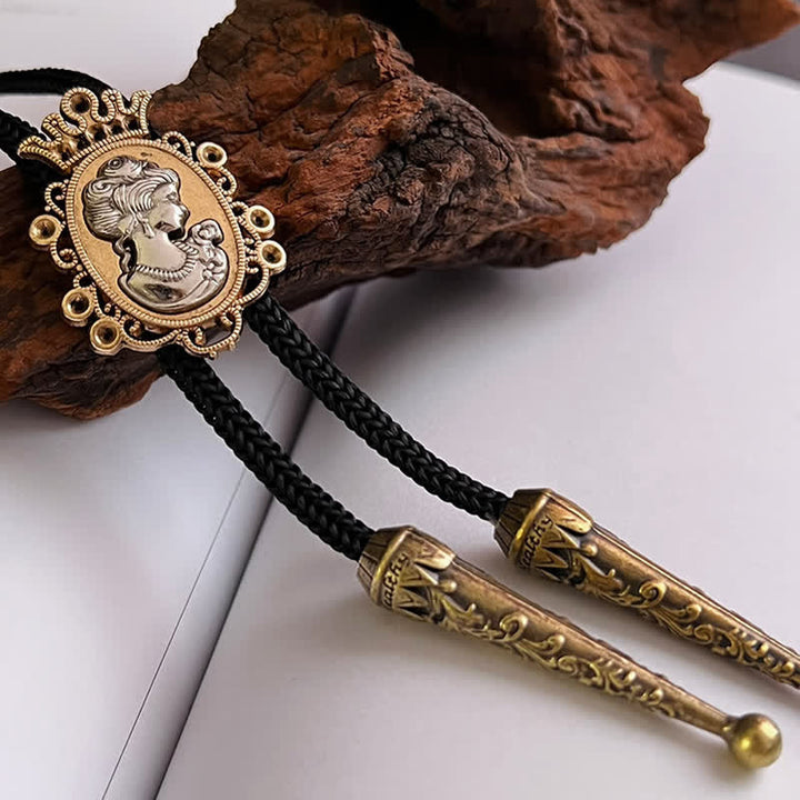 Colgante de vaquero con cabeza de retrato de belleza