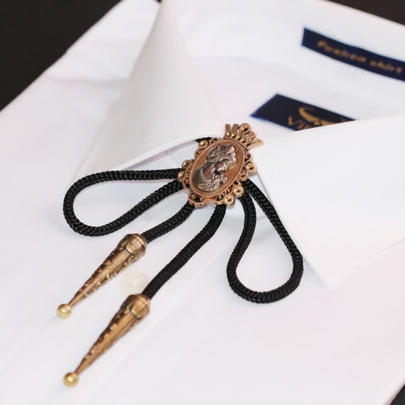 Colgante de vaquero con cabeza de retrato de belleza