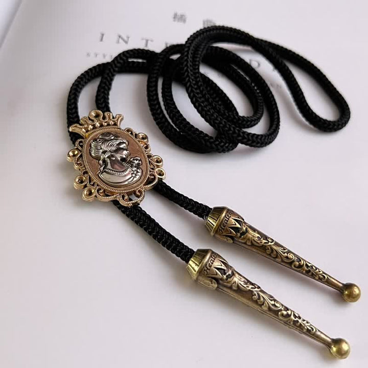 Colgante de vaquero con cabeza de retrato de belleza