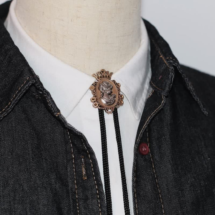 Colgante de vaquero con cabeza de retrato de belleza