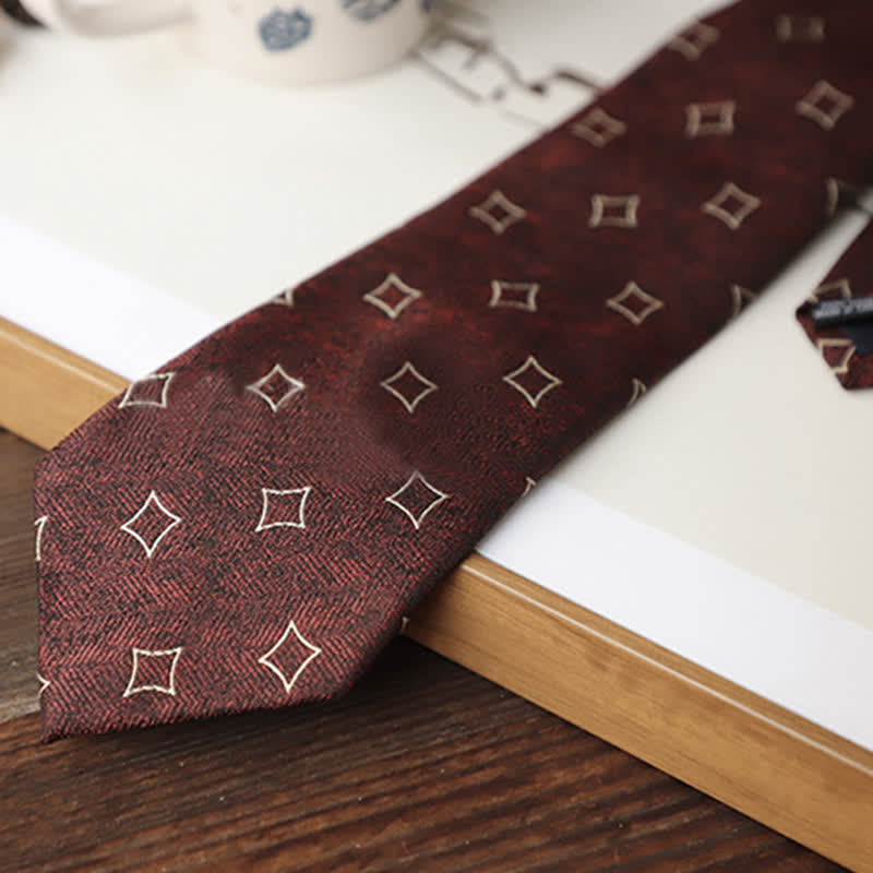 Corbata de hombre con estampado de pingüino de dibujos animados en azul marino