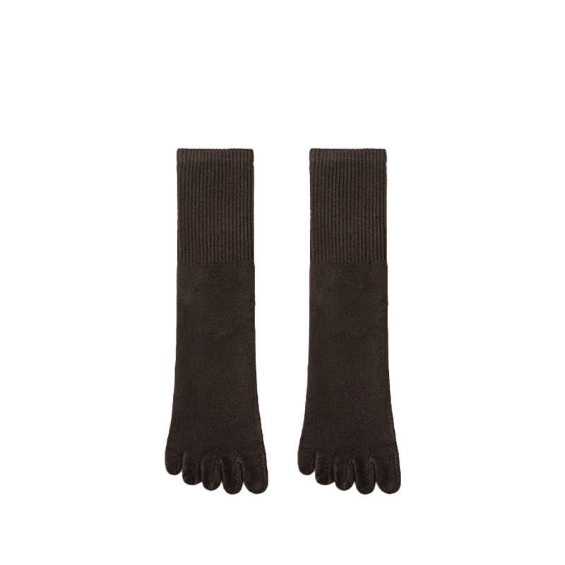 Calcetines deportivos de mezcla de lana con puntera dividida para hombre