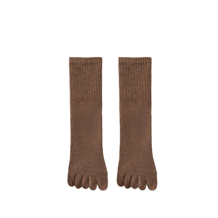 Calcetines deportivos de mezcla de lana con puntera dividida para hombre