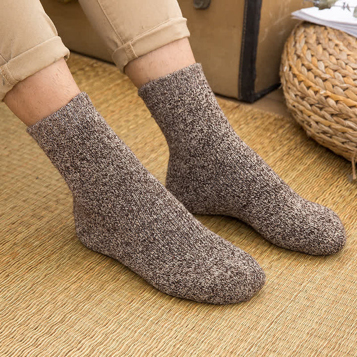Calcetines de nieve anticongelantes informales y súper gruesos para hombre