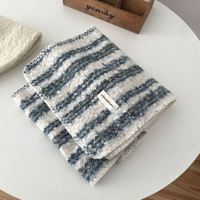 Bufanda de cuadros escoceses ultra a rayas unisex con accesorios de invierno